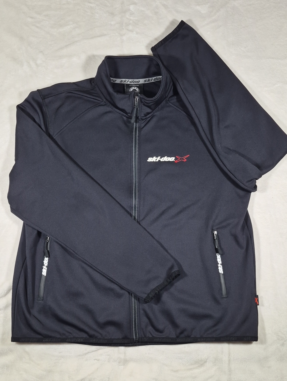 Ski-Doo Men's Black Lightweight Zip Jacket